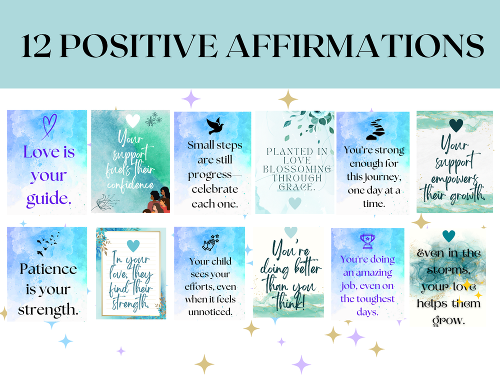 Positive Affirmation Cards | Printable Affirmation Digital Cards Deck |