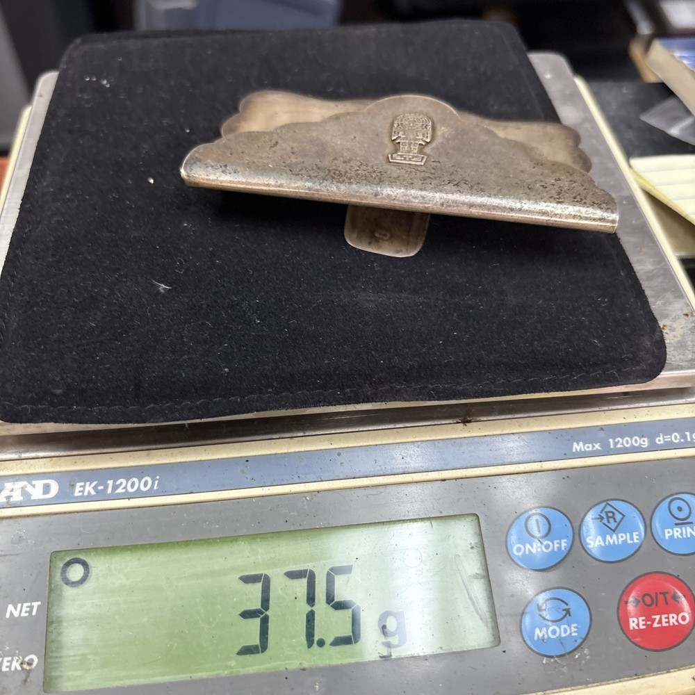 Silver Card Holder Antique 950 Purer