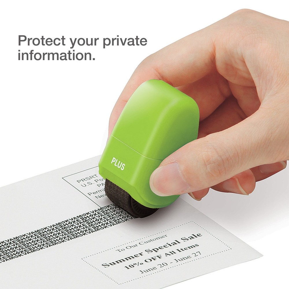 Guard Your ID Identity Protection Security Prevention Stamp Roller (Refill 3 ...