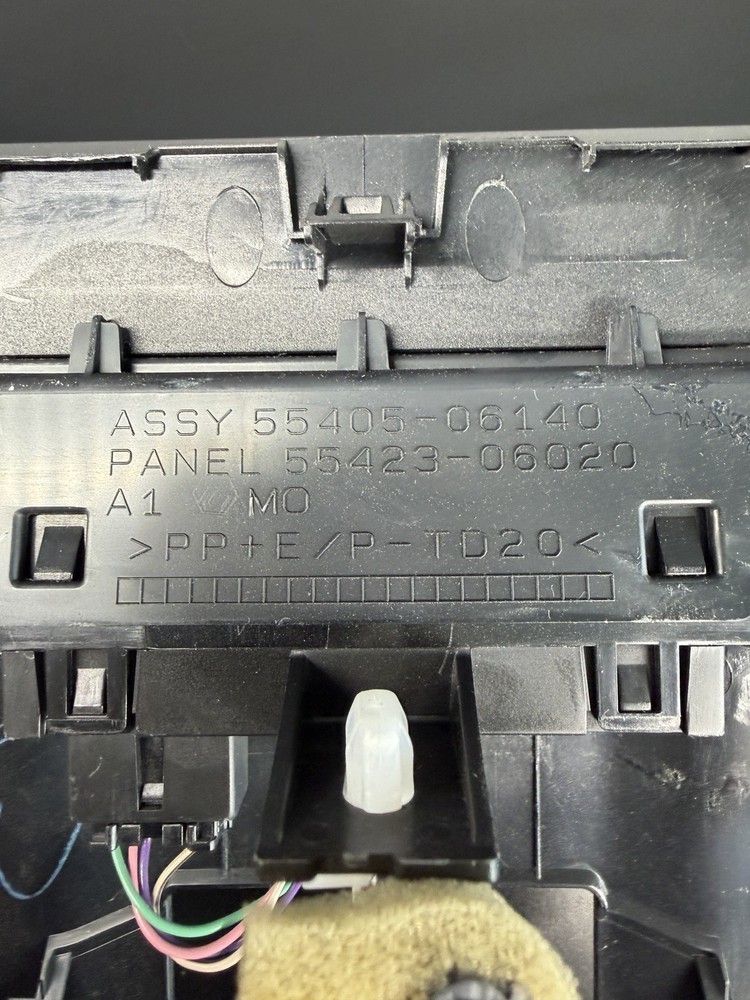 2012-2014 Toyota Camry Center Dash Clock Display Trim Panel 55405-06140