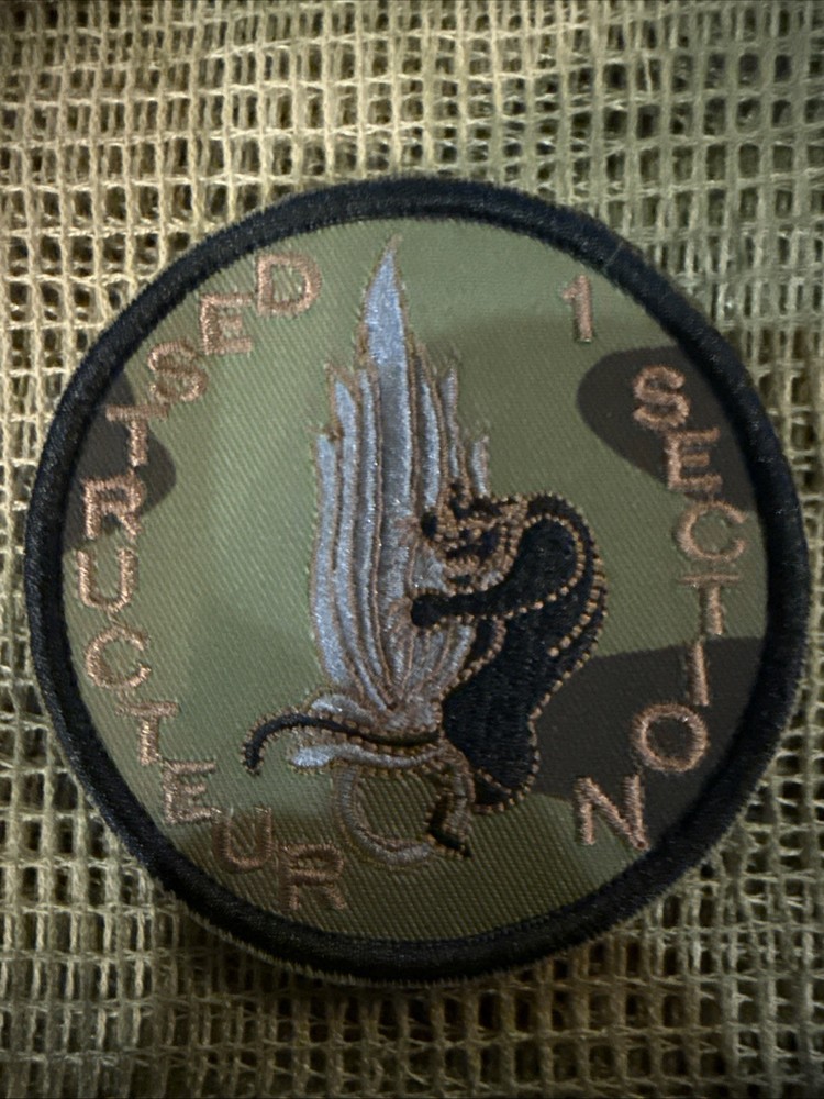 French Foreign Legion 2 Rep Section 1 Destructeurs Demolition Commando Patch