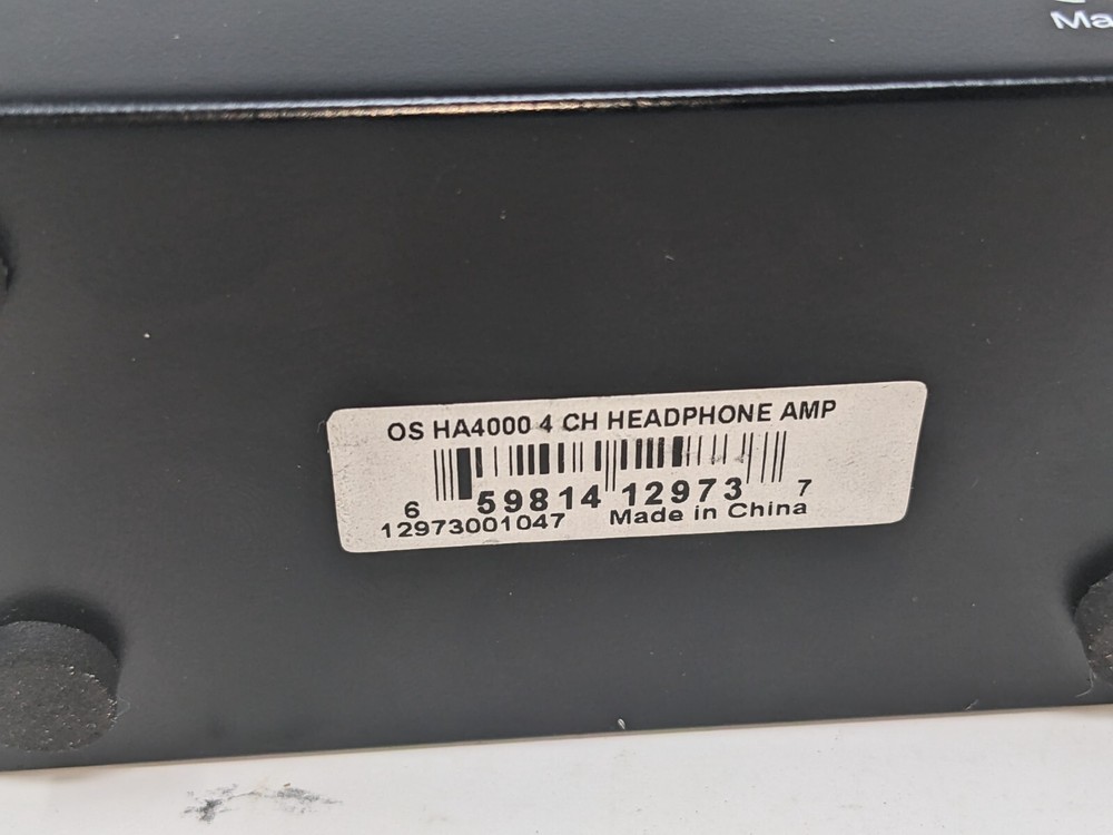 On-Stage HA4000 4-Channel Pro Headphone Amplifier (96)