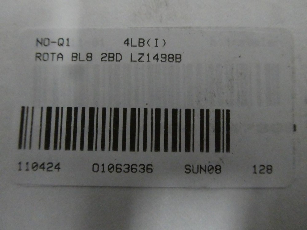 Rota BL8 2BD LZ1498B Pmf Linear Transducer