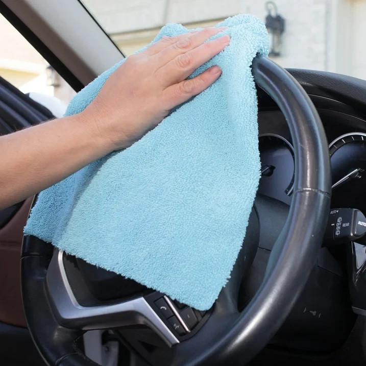 Auto Drive 14" x 14" Multipurpose Microfiber Towels, 30 pack, Multicolor