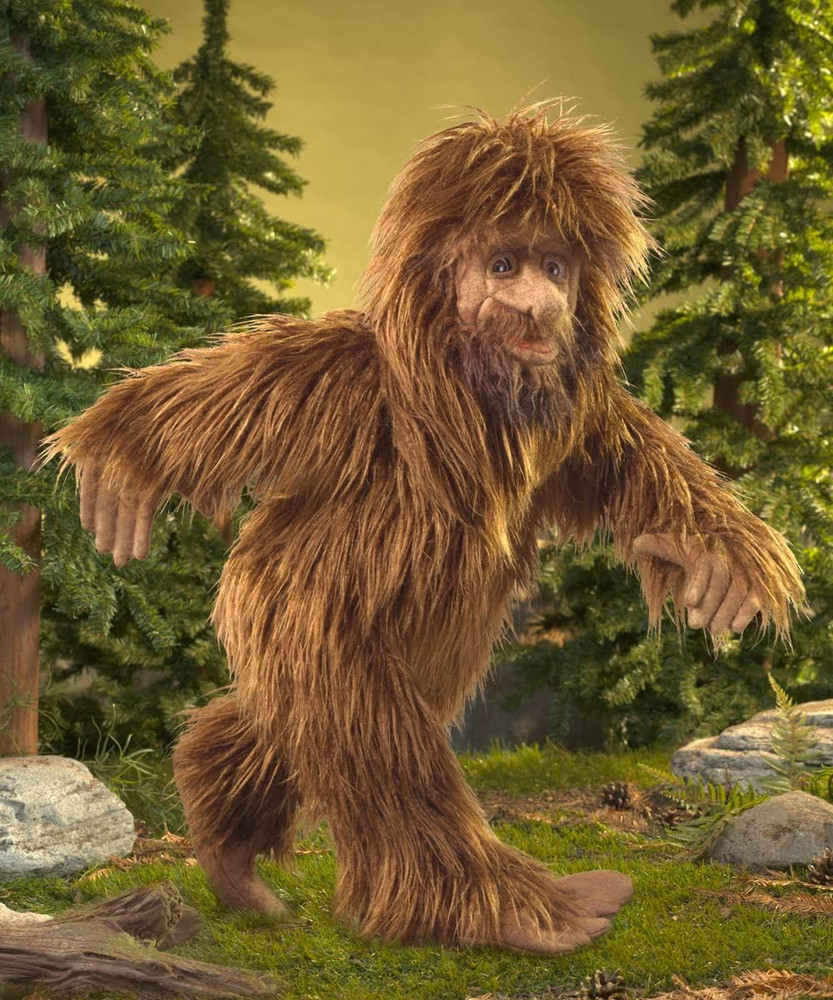 Sasquatch Hand Puppet,Brown