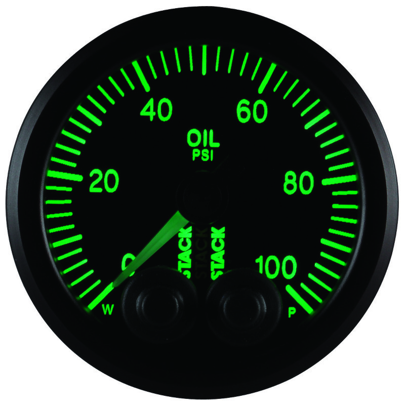 AutoMeter ST3502 for Stack Instruments Pro Control 52mm 0100 PSI Oil Pressure