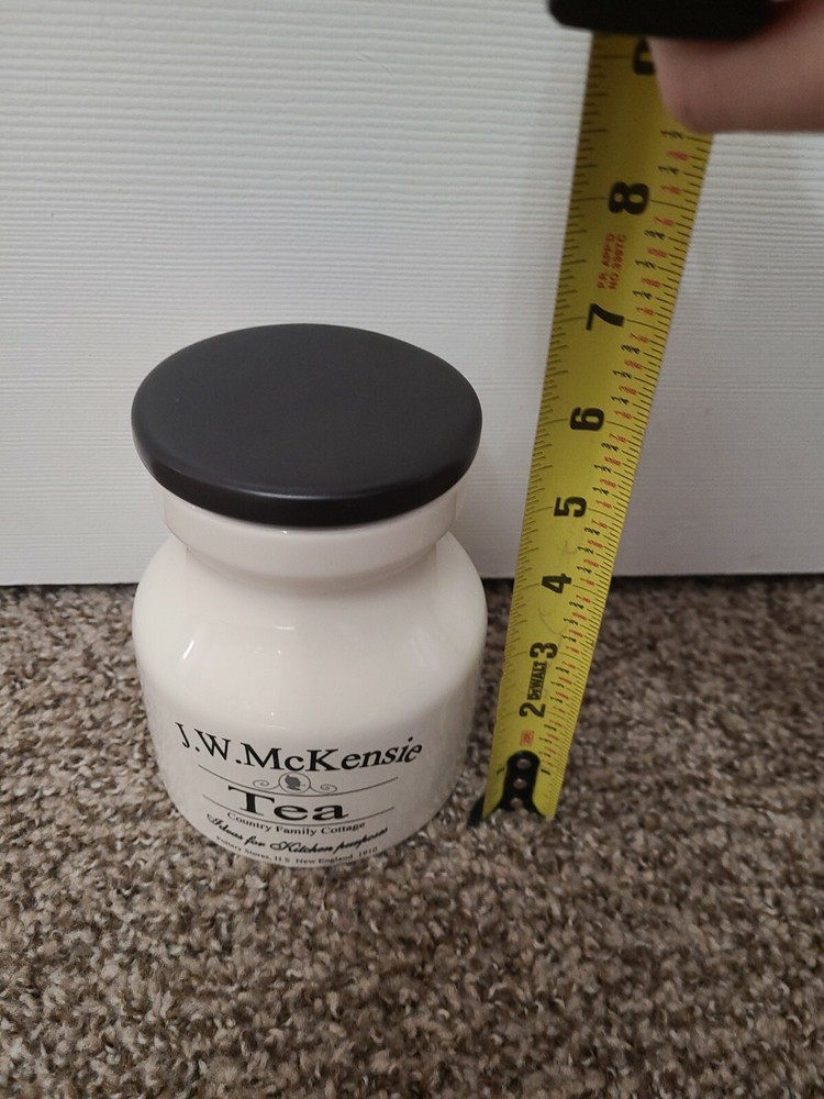 J W McKensie Ceramic Tea Storage Crock