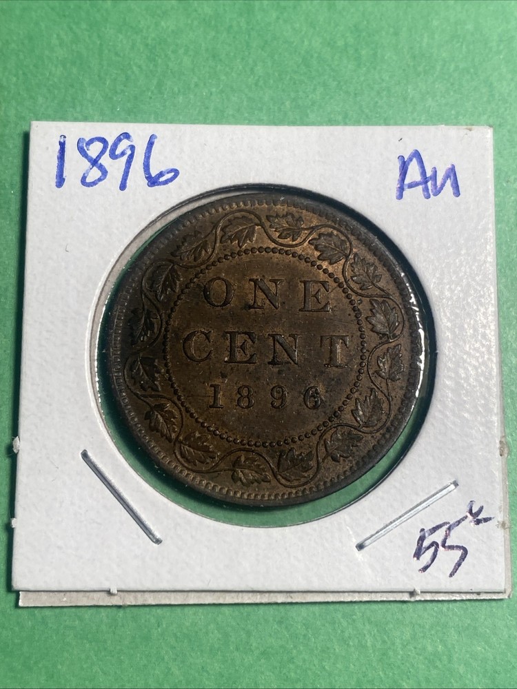 1896 Canada 1 Cent AU