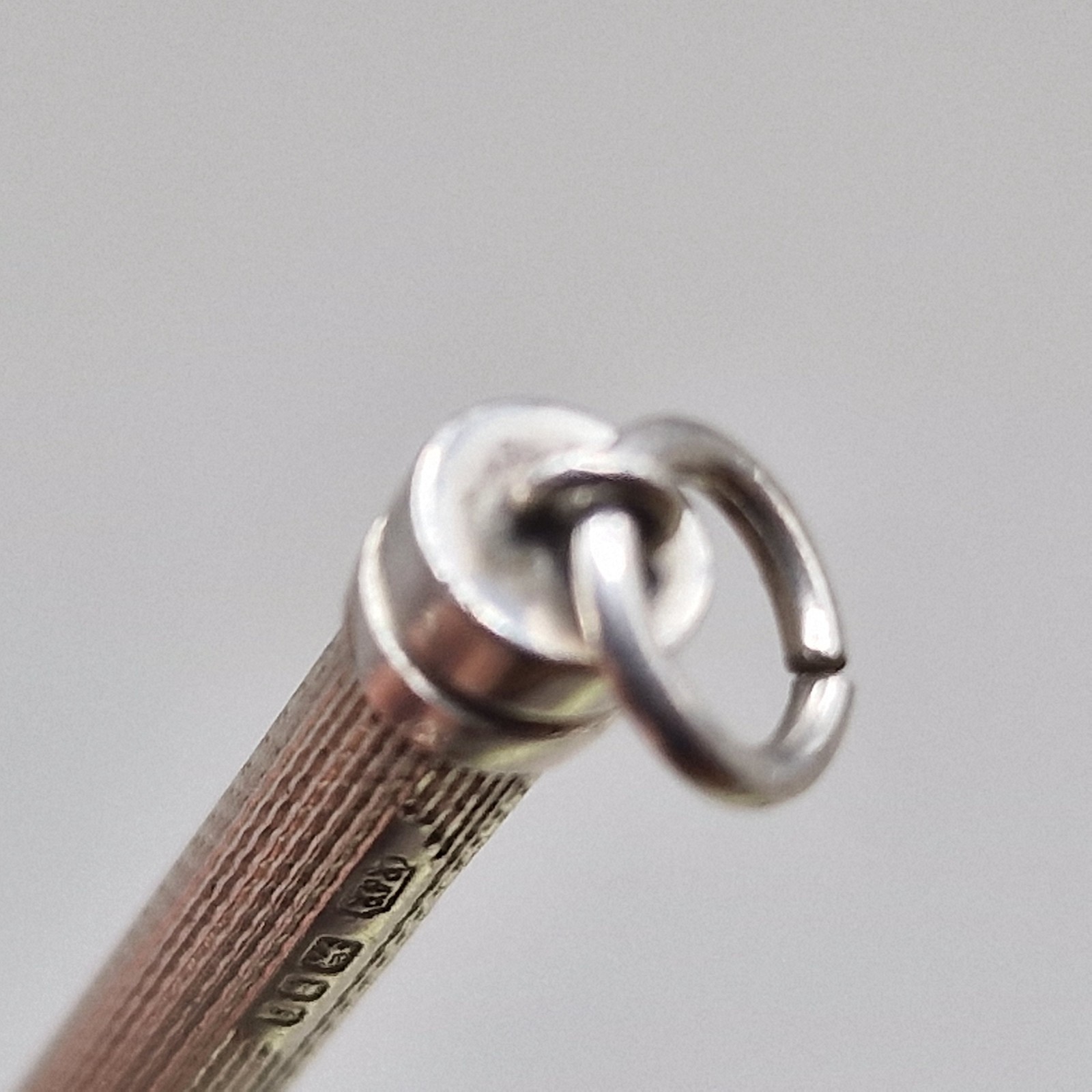 Sterling Silver Cocktail Swizzle Stick by Ramsden & Roed Ltd, London 1983