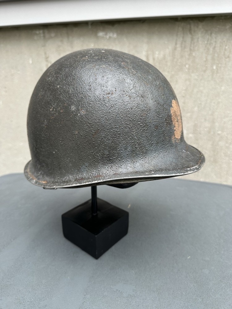 WW2 NAMED FIXED BALE HELMET MATCHED SET PAINTED INSIGNIA