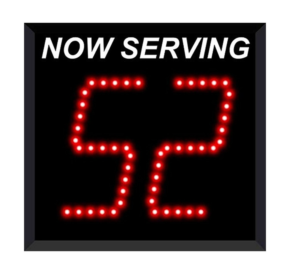 2-Digit Take A Number System with Free Ticket Roll