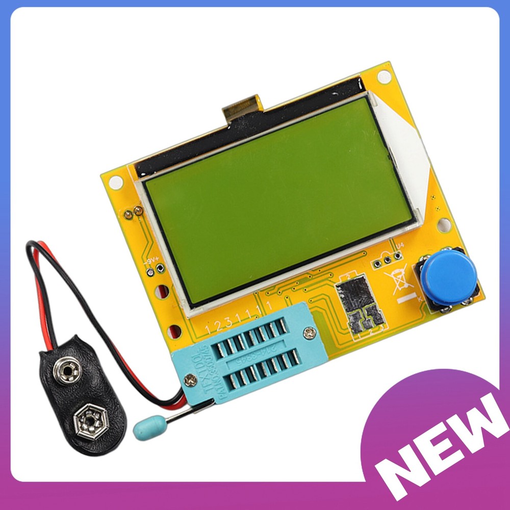 NEW All-in-1 LCD Component Tester Transistor Diode Capacitance ESR Meter Testing