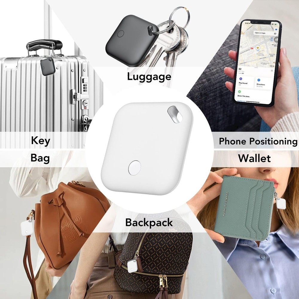 Air Tracker, Bluetooth Tracker Tag-2 Pack, Compatible with Apple Find My (iOS...