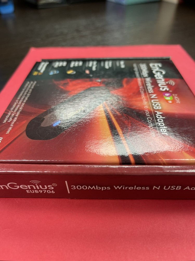 EnGenius 300Mbps Wireless-N USB Adapter 2.4GHz-NEW