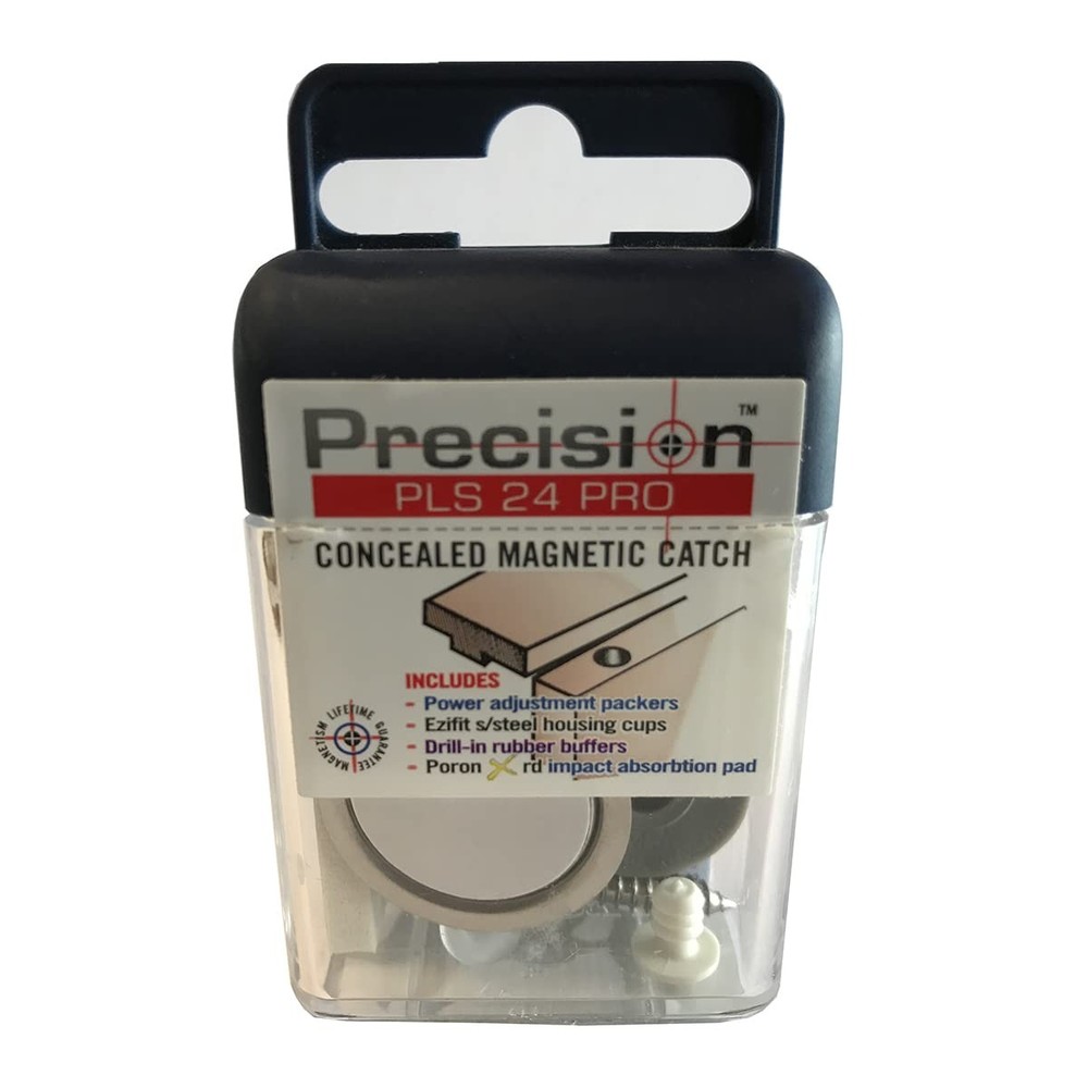 PLS24PRO-BLK Magnetic Catch with Adjustable Strength Black