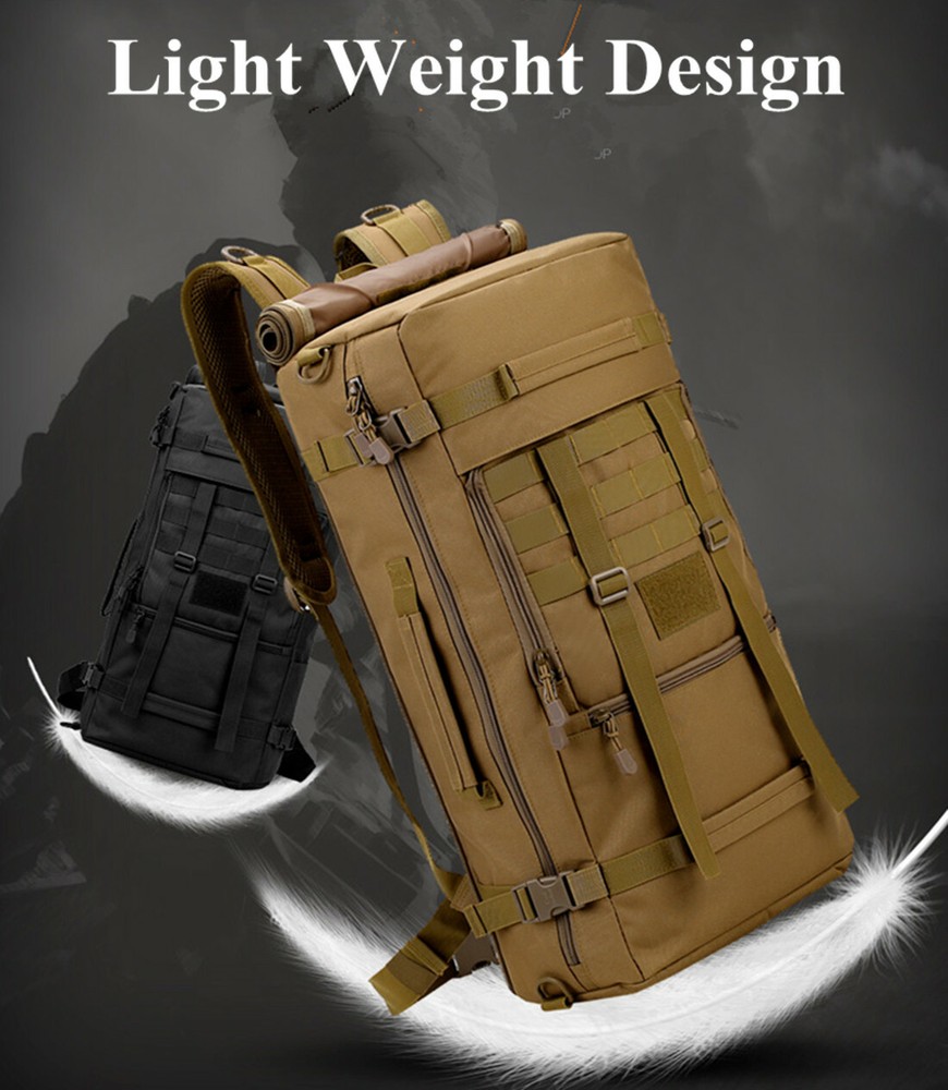 50L Tactical Backpack Multi-purpose Travel Luggage Backpack Shoulder Bag Pack