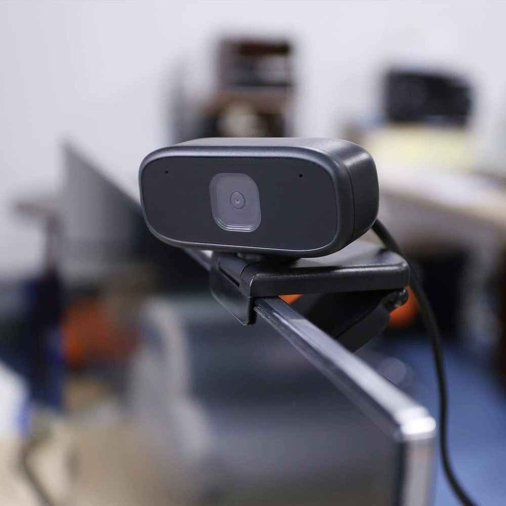 Webcam with Microphone, 5 Megapixel Autofocus HD 720P Streaming Web Camera [Plug