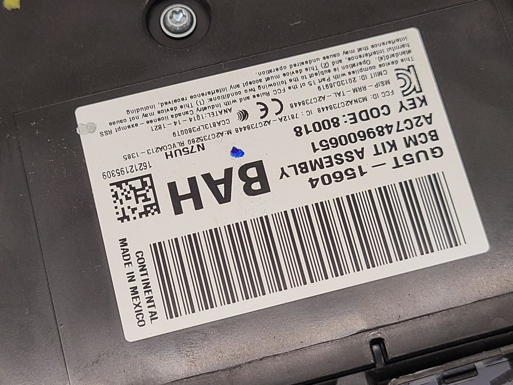 2016 FORD EDGE Chassis ECM Multifunction Left Hand Kick Panel