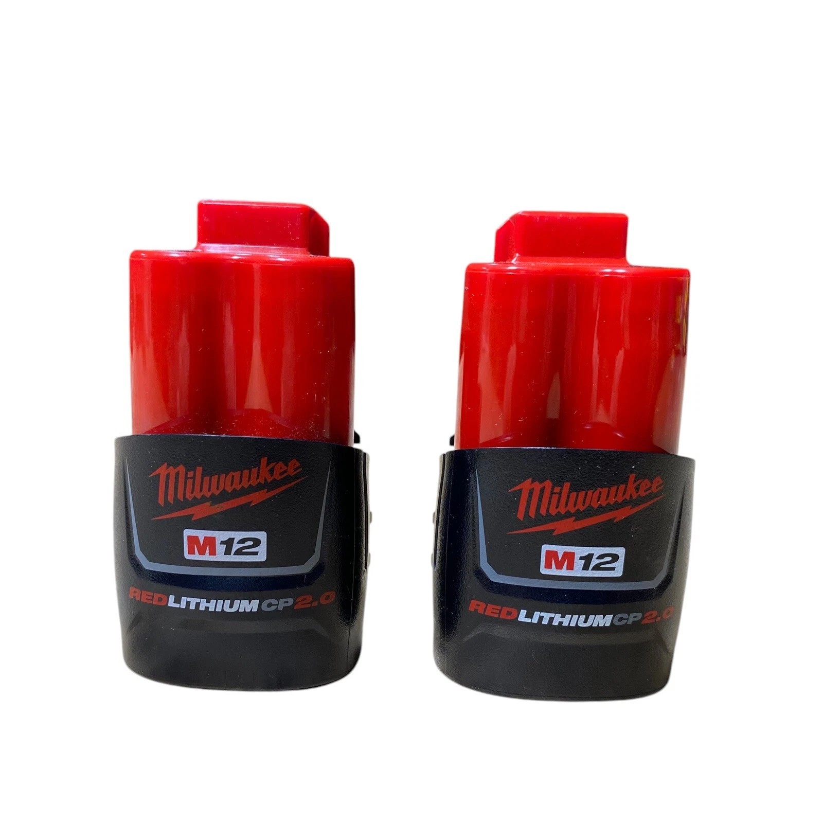 Genuine Milwaukee M12 2 Pack CP2.0 2.0Ah Batteries 48-11-2420 x2 OEM 12V NEW
