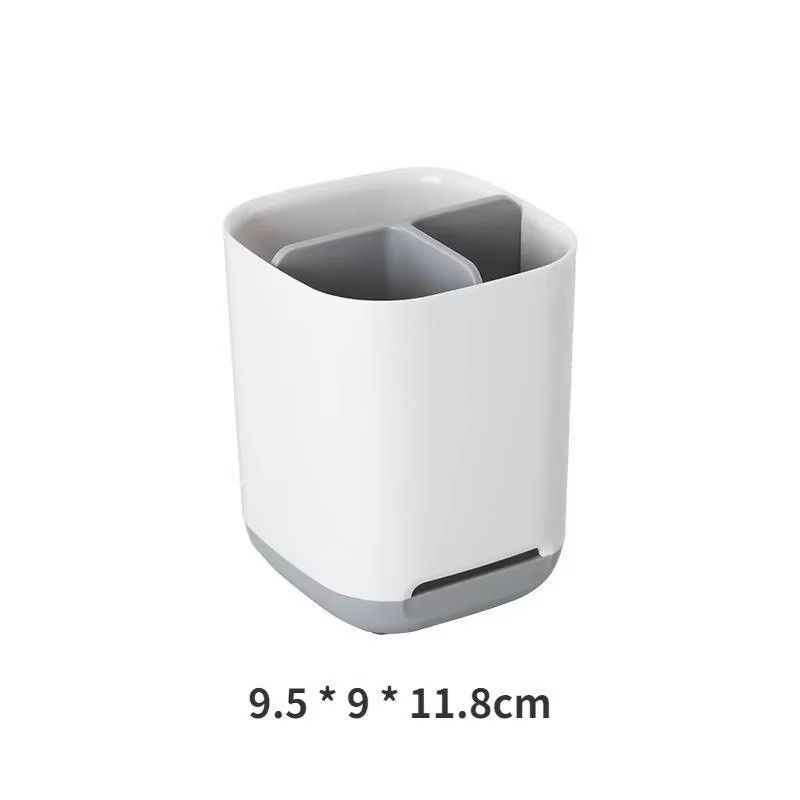 Electric Toothbrush Makeup Brush Holder Toothpaste Storage Case Large Capacity D