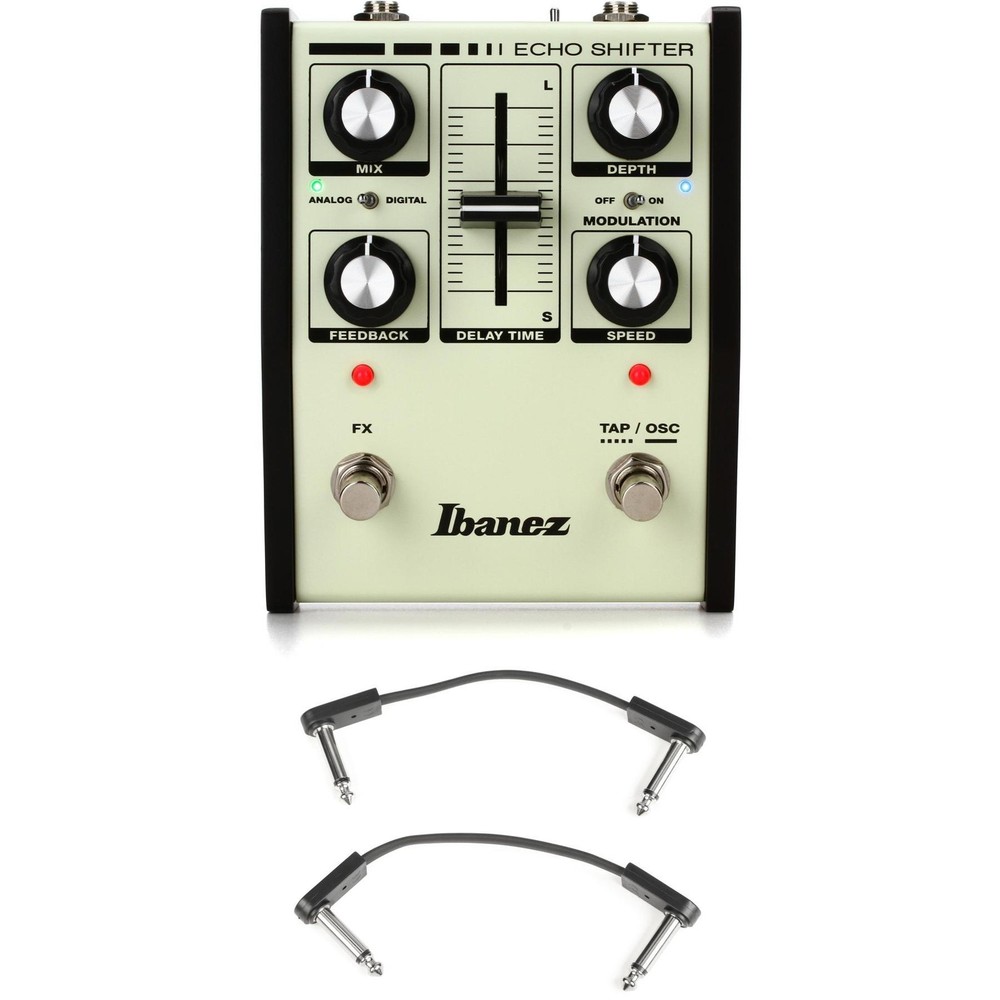 Ibanez Echo Shifter Analog Delay Pedal with EBS Patch Cables