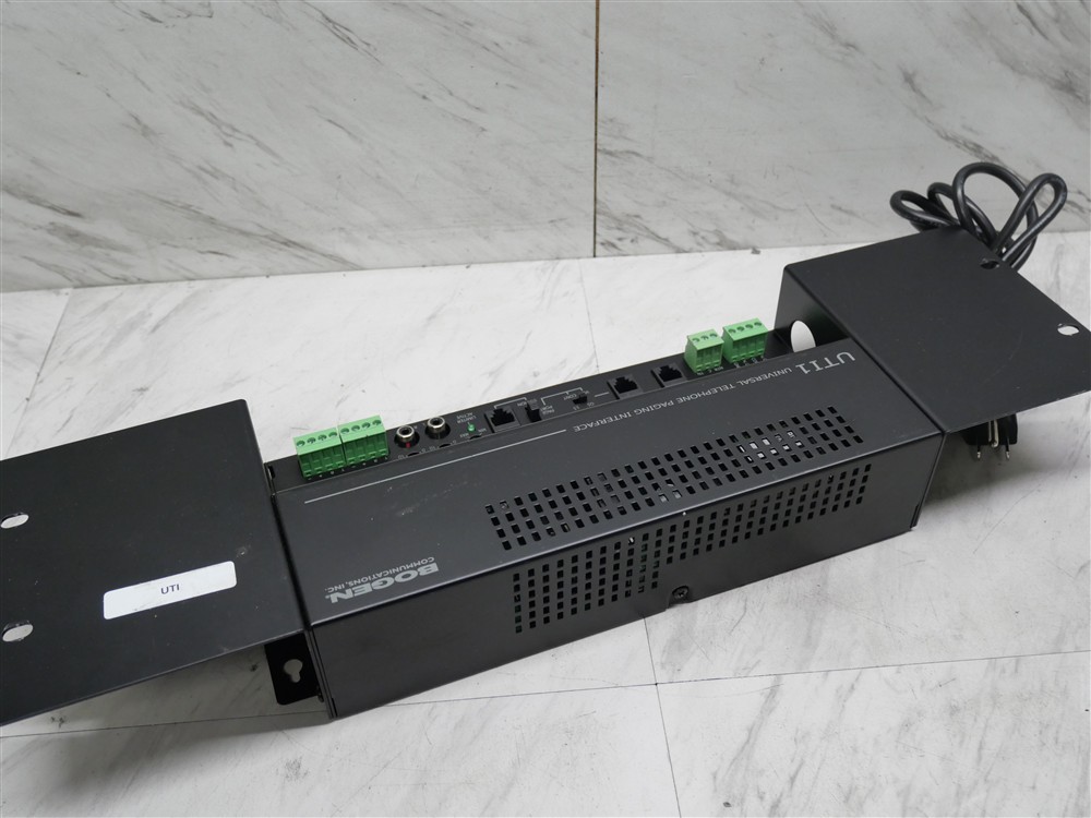 Bogen UTI1 Telephone Paging Zone Systems Interface w/ RPKUTI1 Rack Mount!