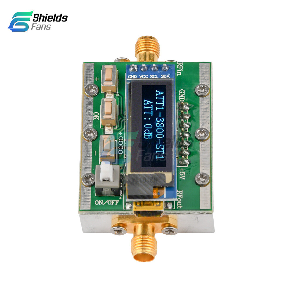 1MHZ-3800MHz Digital Programmable RF Attenuator Control 0-31dB Adjustable