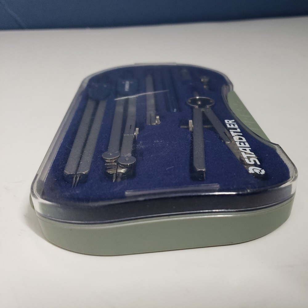 Staedtler Arco Italy Precision Math Drafting Compass Set w Case No. 559 09