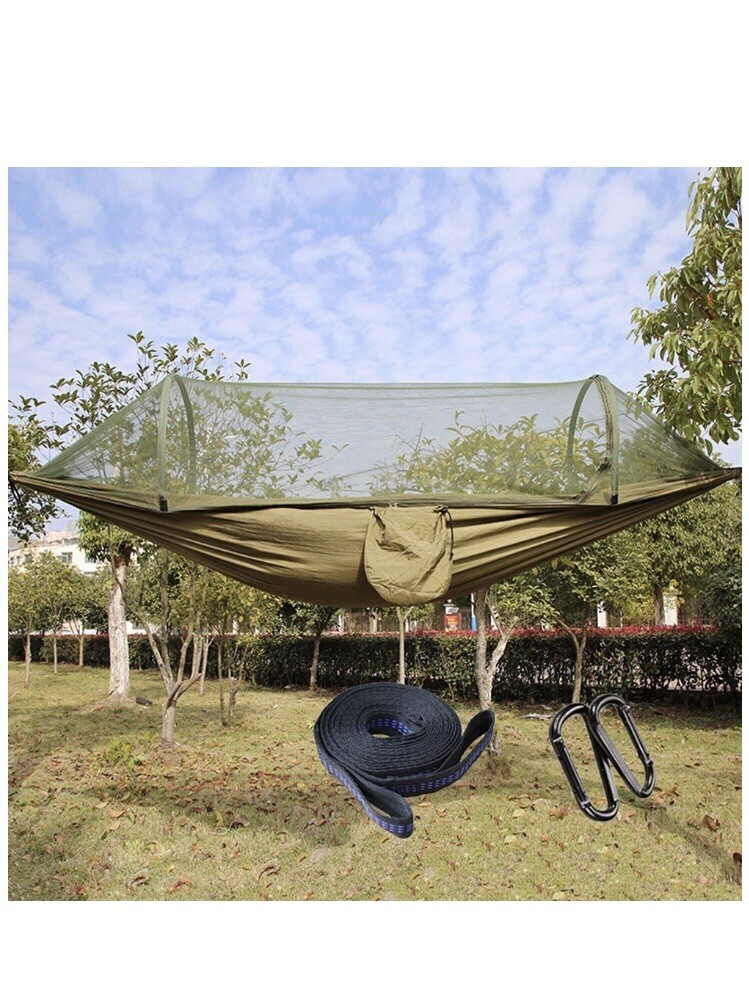 Lightweight Portable Foldable Double Hammock Tent with...