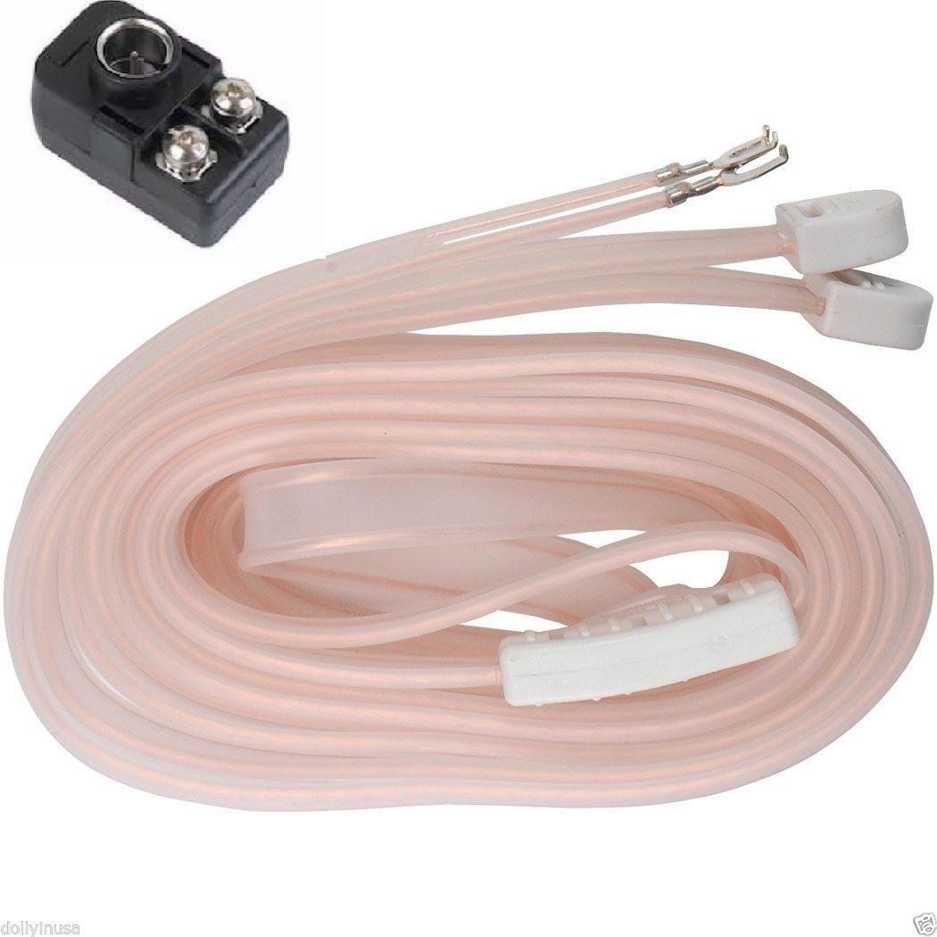 FM RADIO STEREO RECEIVER T DIPOLE ANTENNA WITH F TYPE COAX 300 / 75 OHM ADAPTER