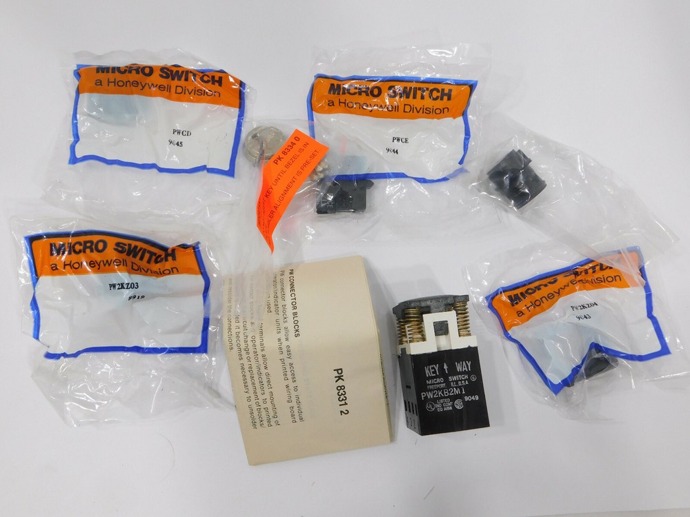 Honeywell Microswitch Kit PW2KB2M1EDAA Keyed / Key Switch PW2KB2M1