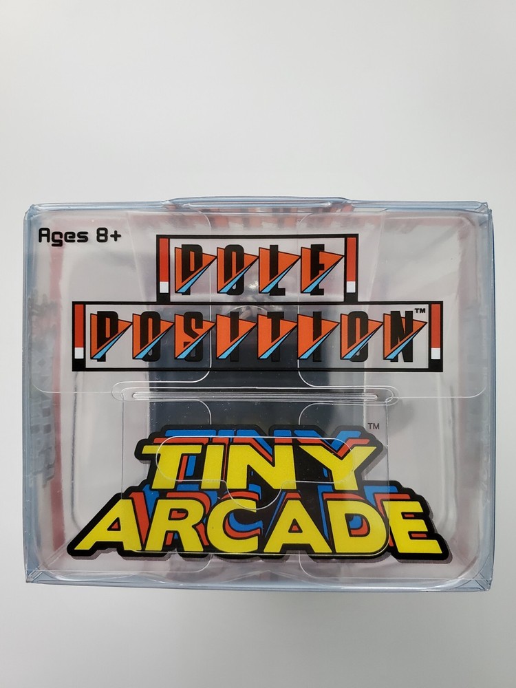 POLE POSITION Tiny Arcade Game Retro Mini Electronic Keychain NEW!
