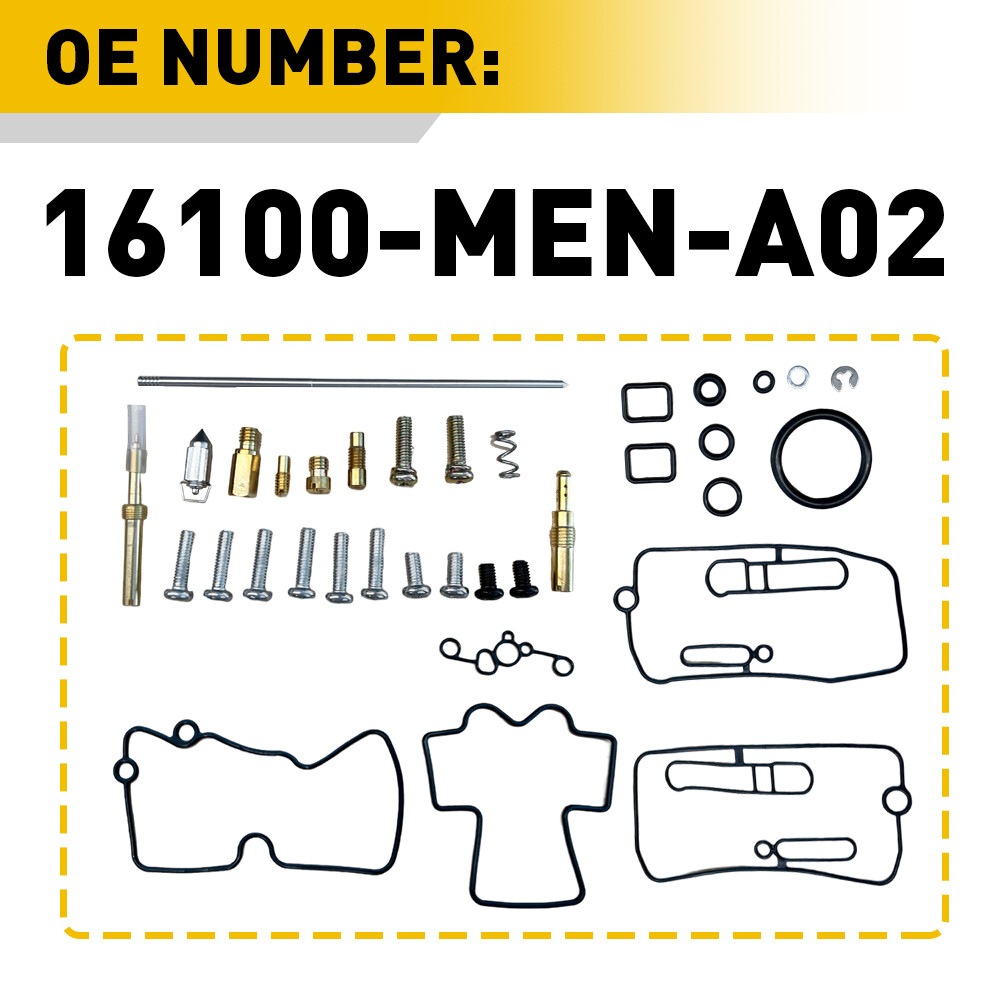 New For Honda CRF450R 2002-2008 Carburetor Rebuild kit Carb Jets Needle 02-08 US
