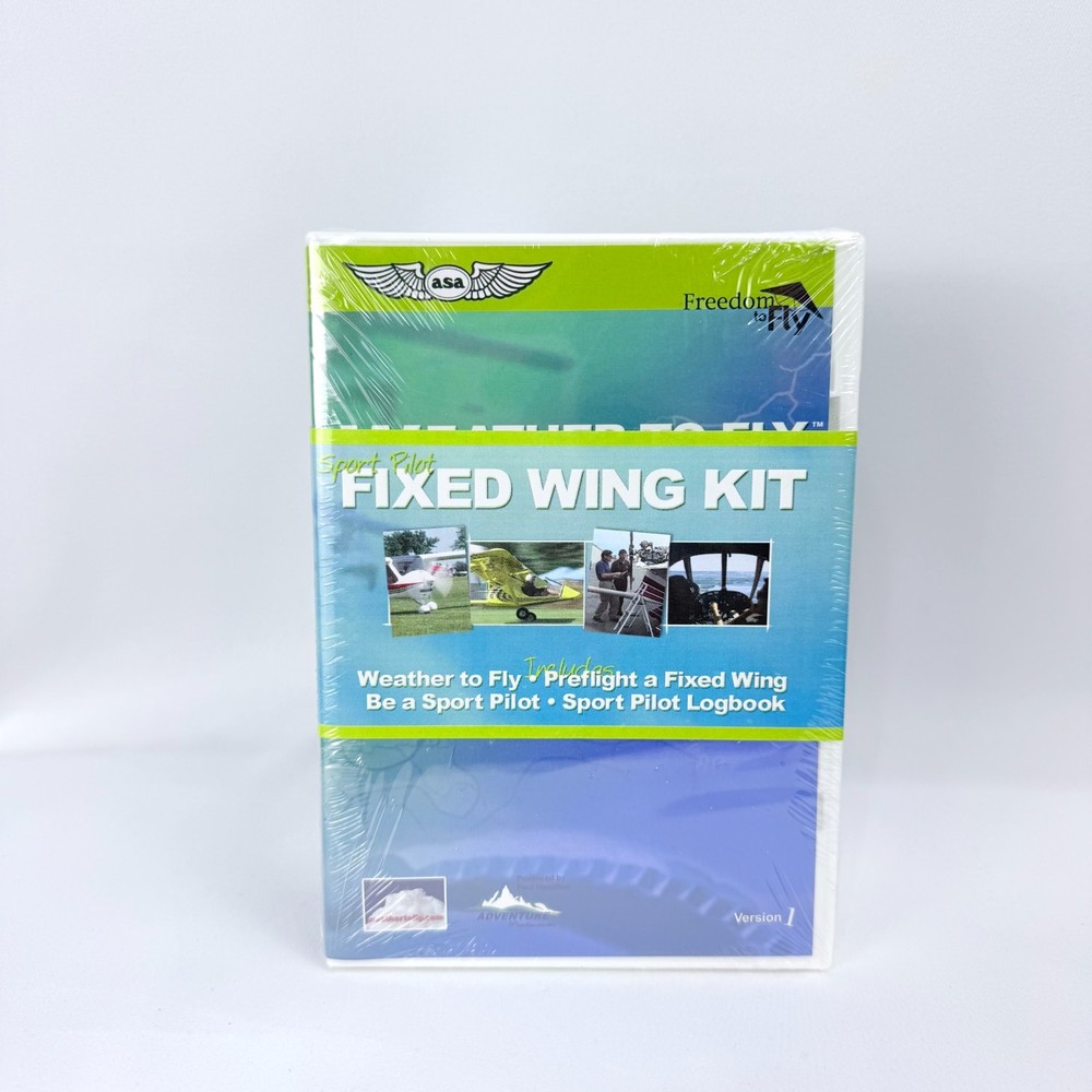 asa Fixed Wing Kit with DVDs and Log Book New