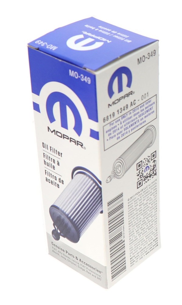 Mopar 68191349AC FILTER ENGINE OIL Regular