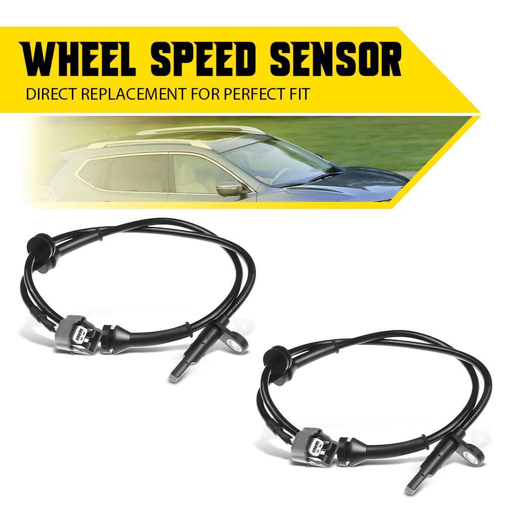Set 2 ABS Wheel Speed Sensor Front-Left & Right For Nissan Rogue 2014-2020 EJ