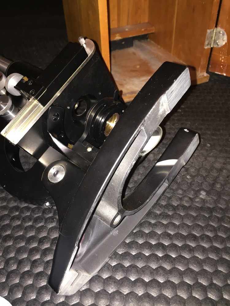 Vintage Bausch & Lomb Microscope w/ Wood Case
