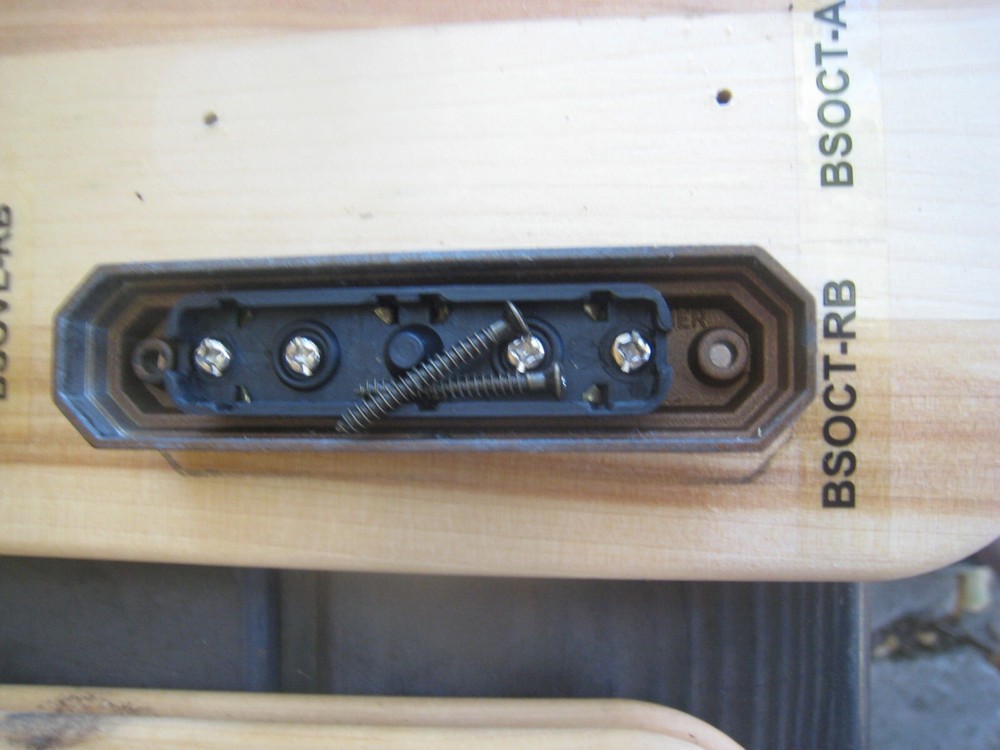 Teiber Wired Lighted Rustic Bronze Die-Cast Pushbutton Doorbell Button BSOCT-RB