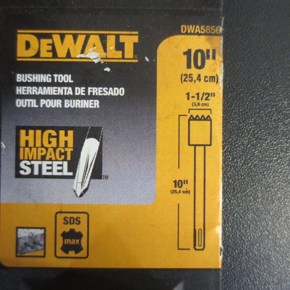 DEWALT 10" Carbide Bushing Tool - DWA 5856
