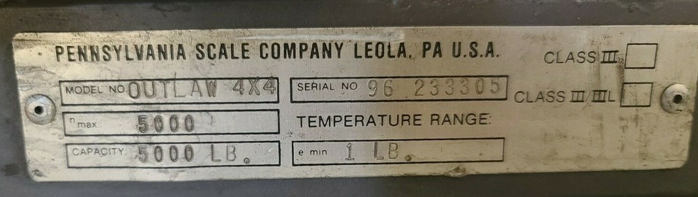 Scale (OutLaw 4x4)