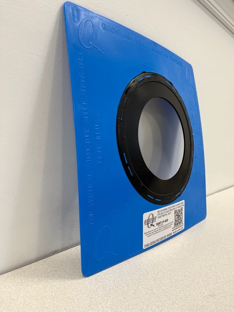 Quickflash - Utility Pipe Flashing Panel (2Pck) 6"