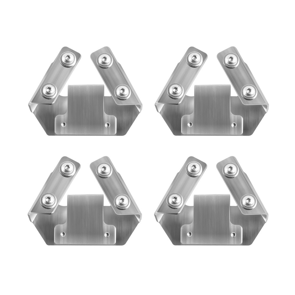 Hard Saddlebag Hardware Lid Latch Lock Catch Kit 4PCS Compatible for Harley D...