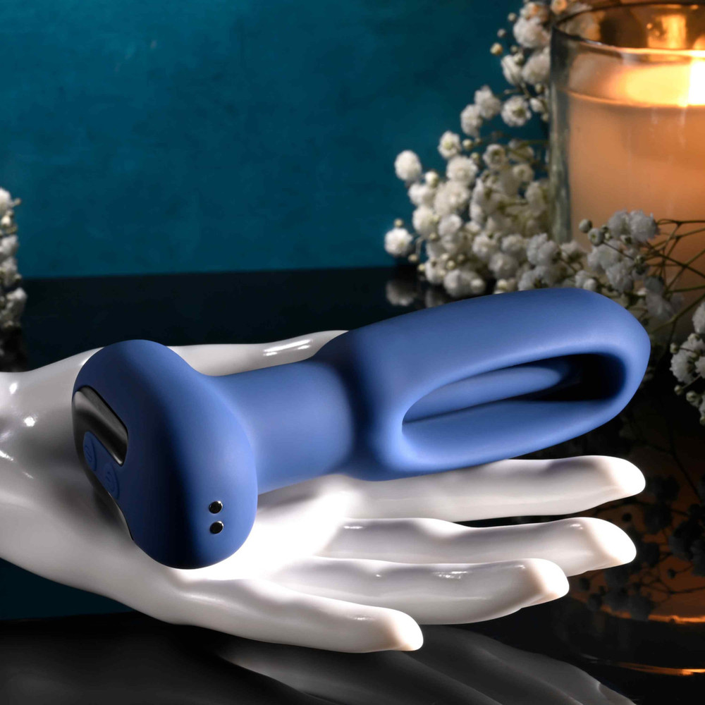 Remote Control Waterproof Vibrating Flapping Butt Plug Multi-speed Anal Vibrator