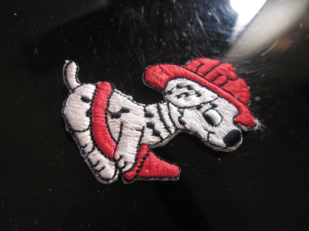 19??     Dalmatian  Dog       Fireman    patch