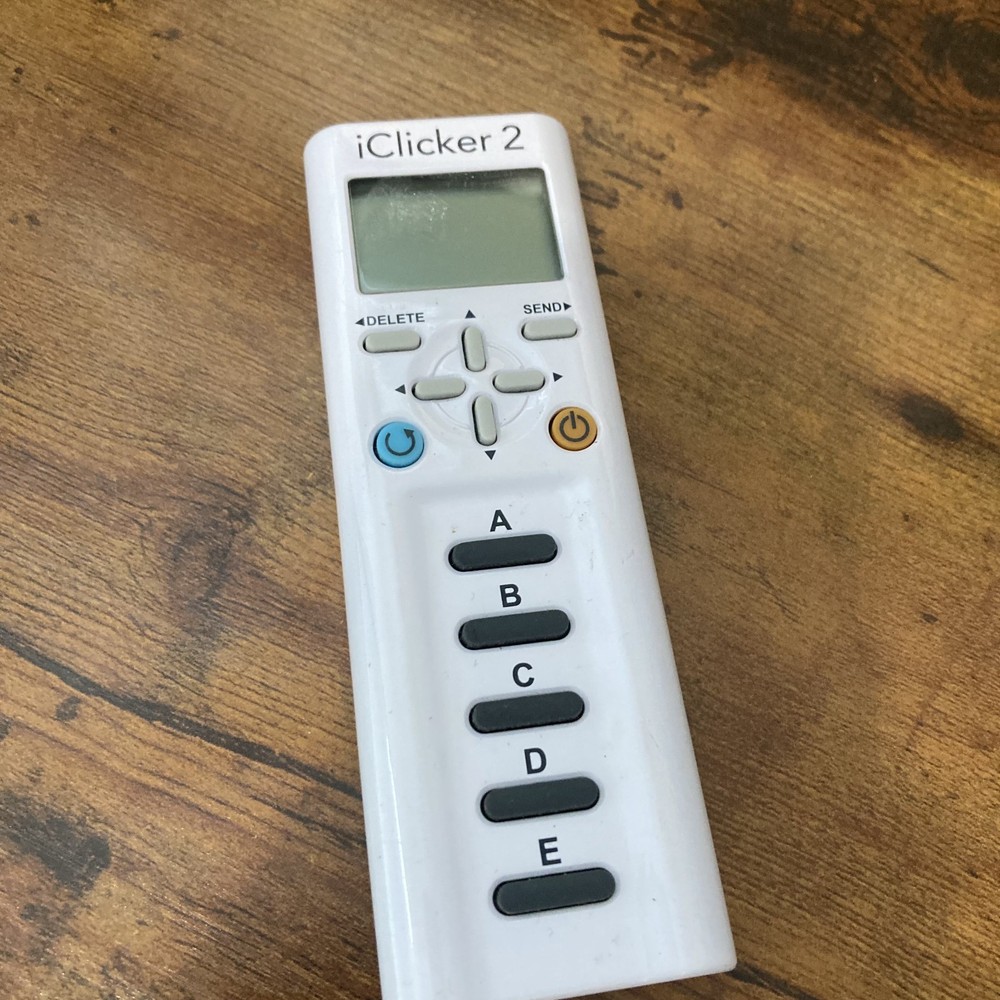 iClicker 2 Student Remote Clicker White