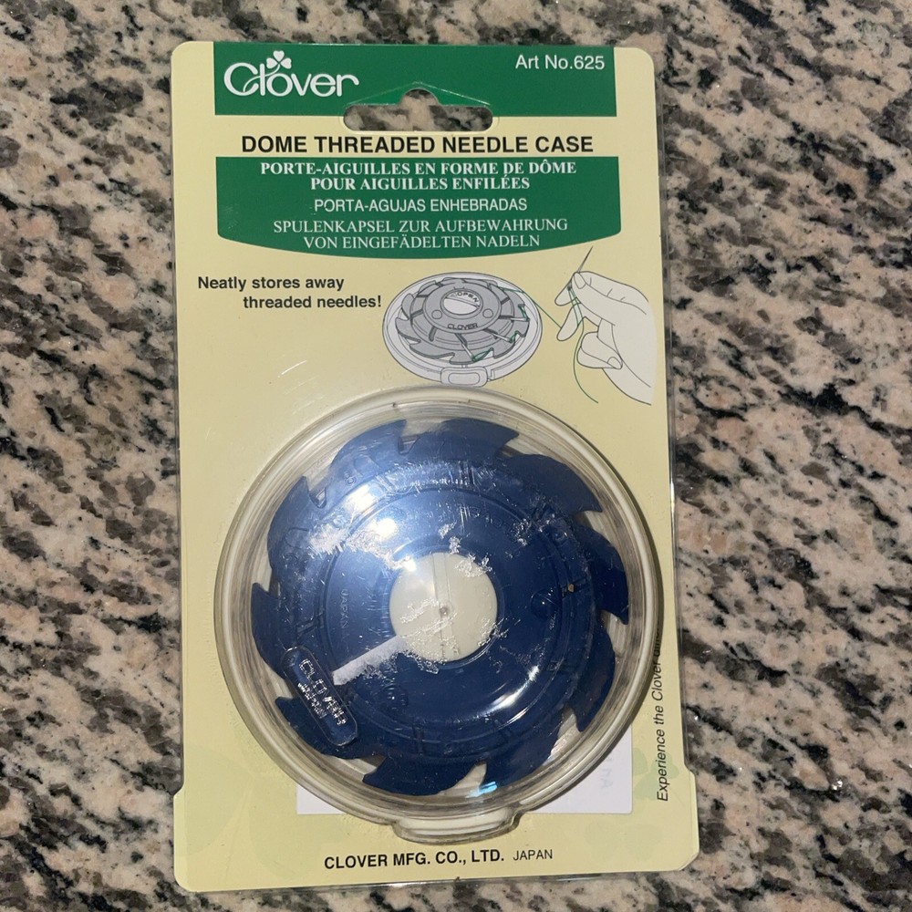 Clover 625 Dome Threaded Needle Case-3"X3"X1"