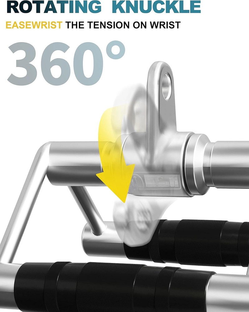 triceps pull down attachment, home gym cable machine accessories.