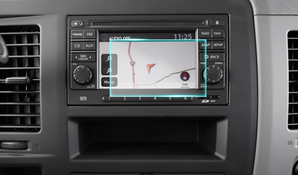 Crystal Clear Screen Protector for 2013 Nissan NV Vehicle Navigation