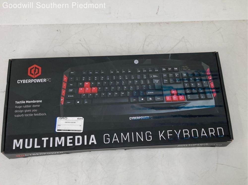 CYBERPOWER PC Multimedia Gaming Keyboard - Open Box