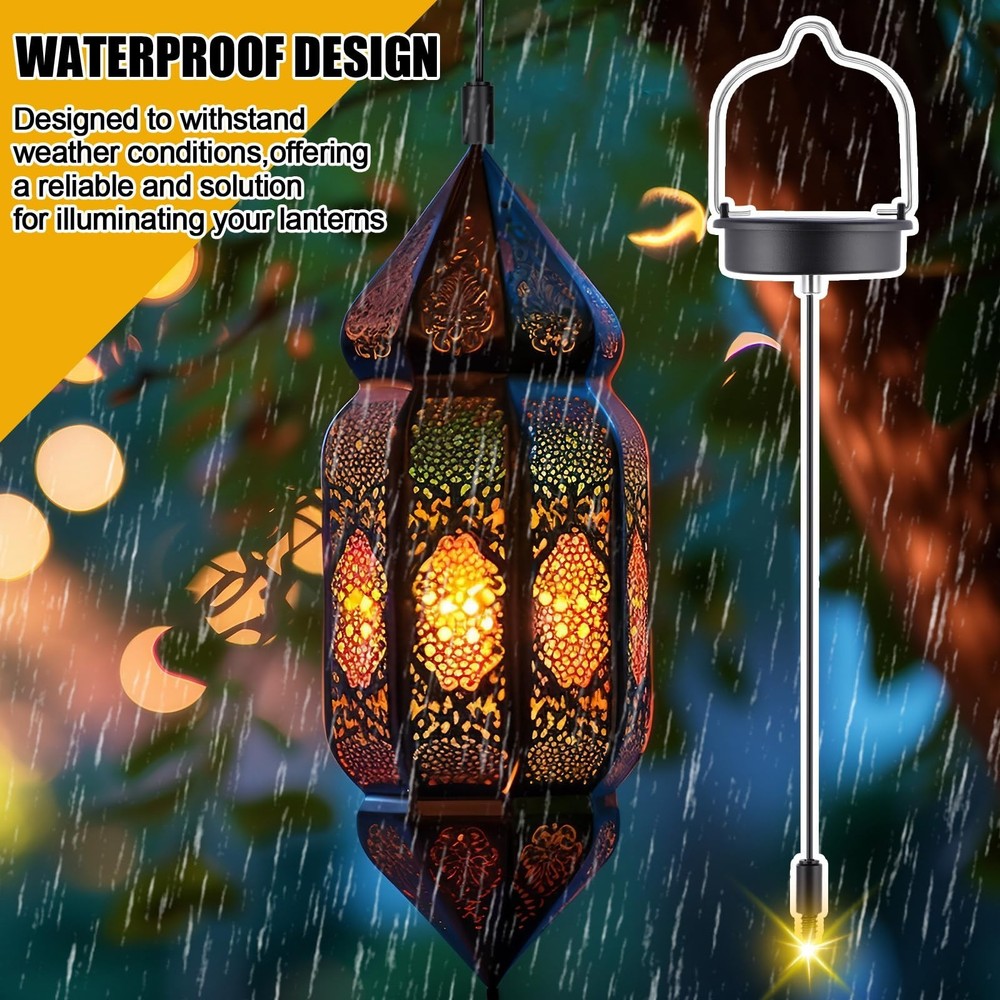 Kingdder 6 Pack Solar Light Replacement Top Parts ( 3 Inch) Small Replacement...